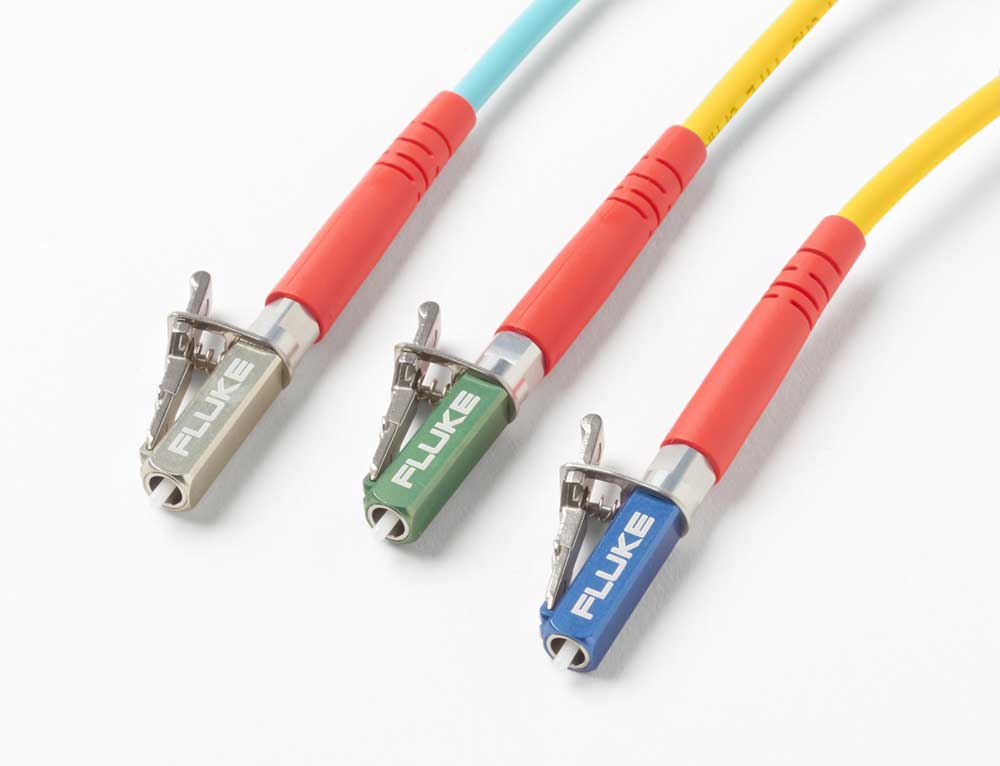 Fluke Networks Metal LC Connector on Fiber Test Reference Cords